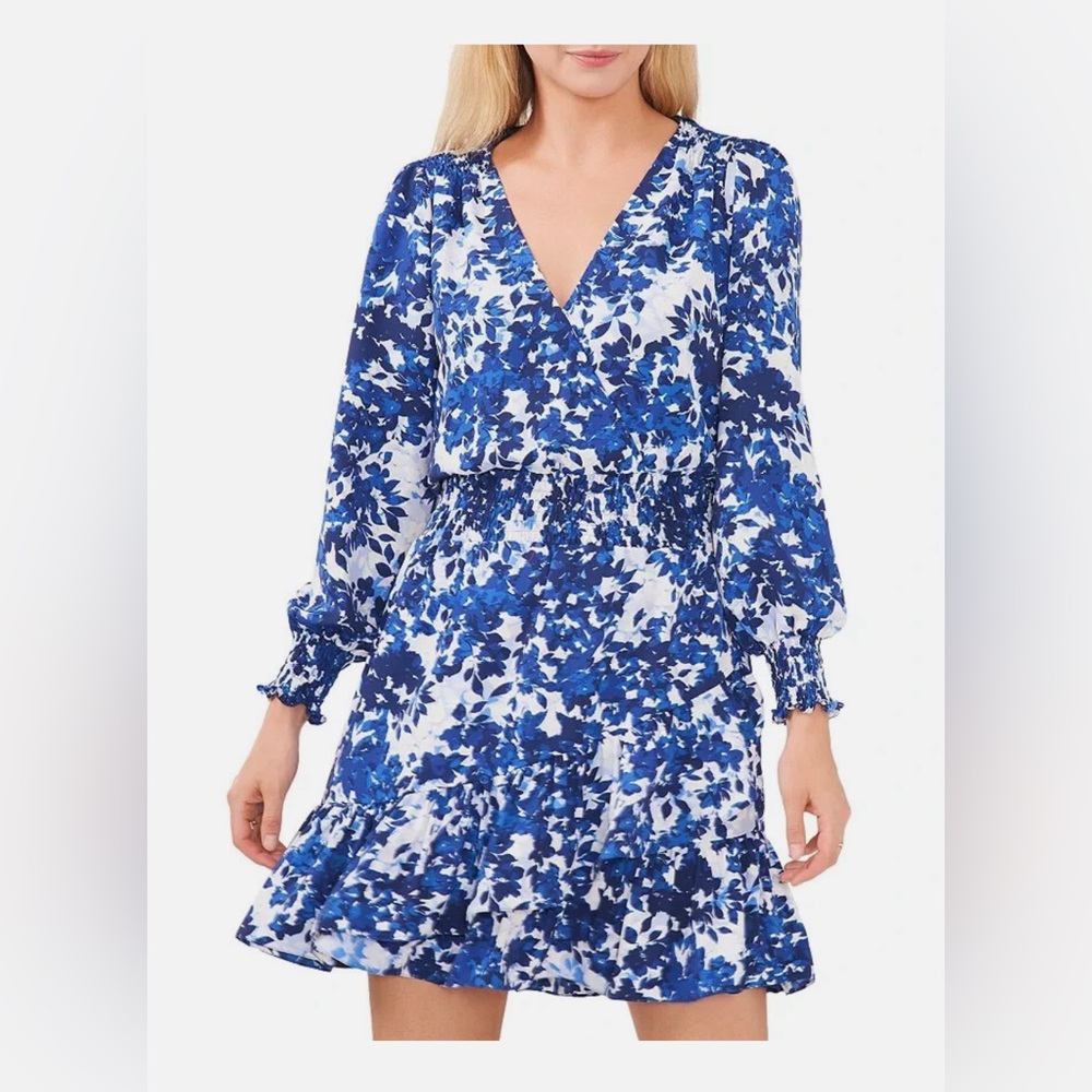 Floral Blue Dress